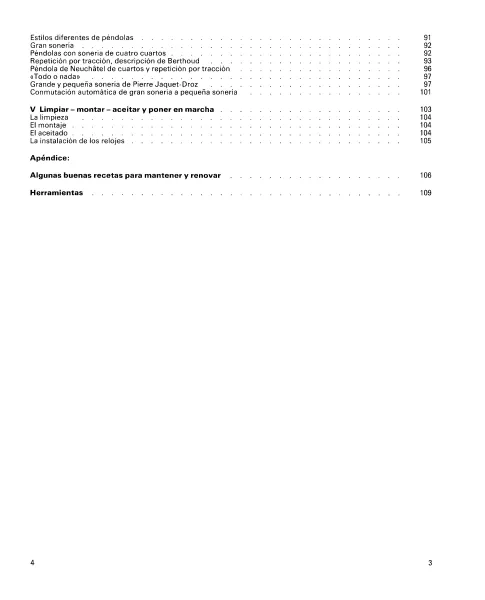 La reparaci�n de las p�ndolas antiguas (Libro de Hans Jendritzki)