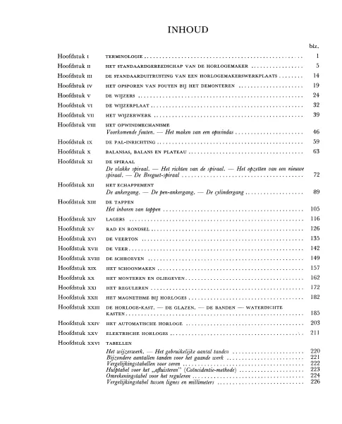 Vakboek voor de moderne horlogemaker (Boek van Hans Jendritzki)