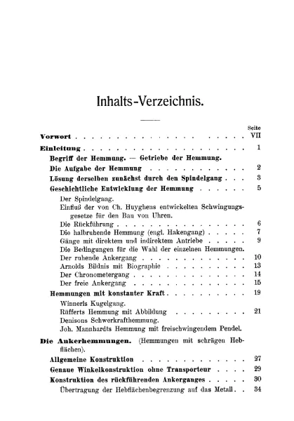Die Hemmungen der Uhren (Buch von Curt Dietzschold)