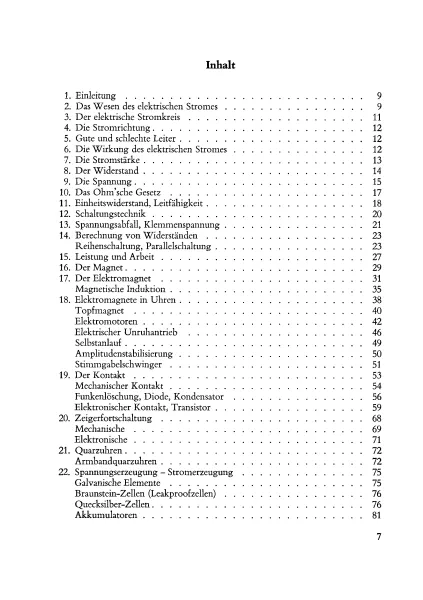 Elektrotechnik und elektrische Uhren (Buch von Sch�nberg / Brinkmann)