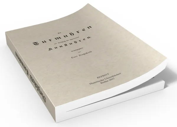 Die Turmuhren (Buch von Dietzschold)