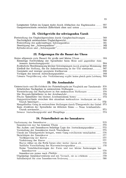 Die Feinstellung der Uhren (Buch von Giebel und Helwig)