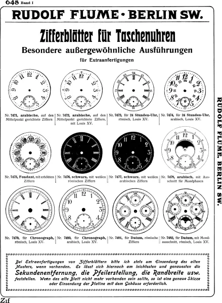 FLUME (Furnituren-)Katalog 1887-1912