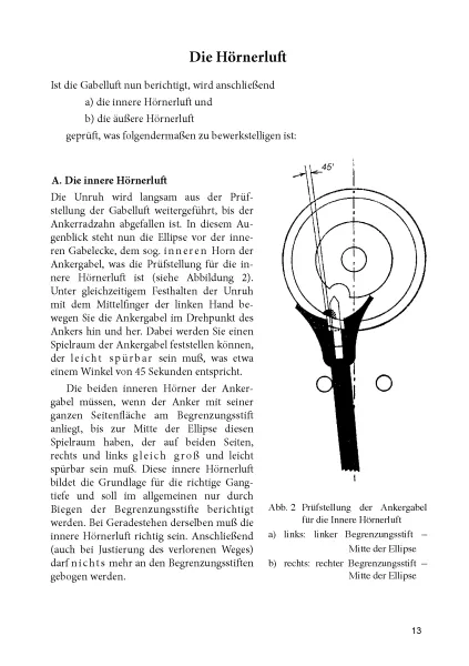 Das richtige und schnelle Gangsetzen des freien Schweizer Ankerganges (Buch von Sch�mann)