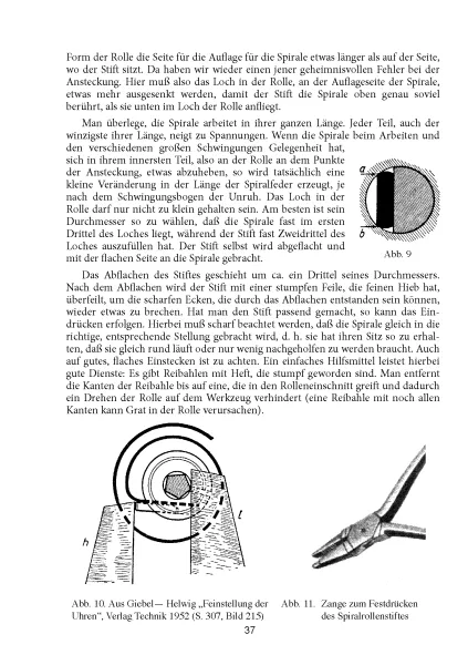 Die handwerksm�ssige Feinstellung der Uhren (Buch von Firl)