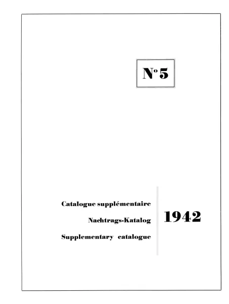 WERKSUCHER EBAUCHES 1942