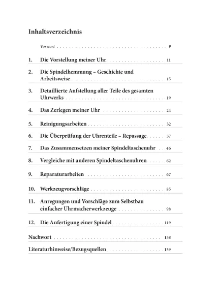 Die Reparatur meiner Spindeltaschenuhr, Buch von Reinhart Post