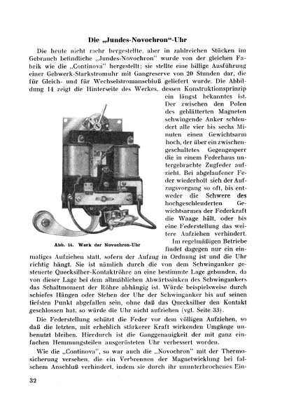 Die elektrischen Einzeluhren (Buch von Thiesen)