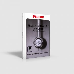 Flume- Schlssel fr alte Uhren (Buch der Fa. Flume Technik)