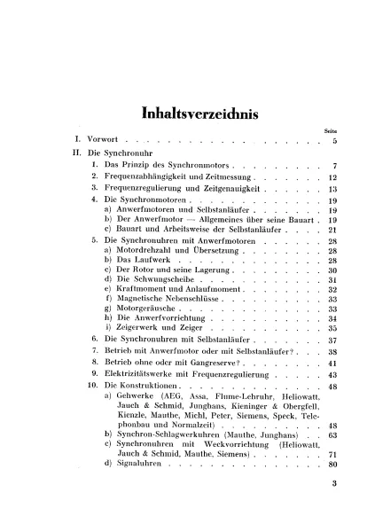 Die (elektrischen) Synchronuhren (Buch von Thiesen)