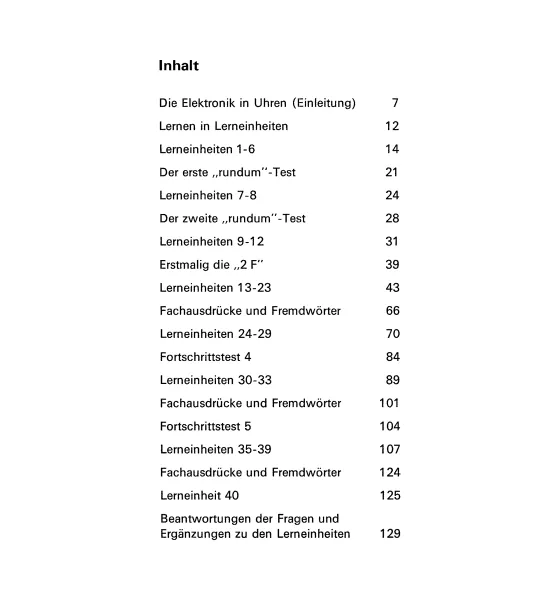 Uhren-Elektronik Ein Lernprogramm (Buch von Schindler)