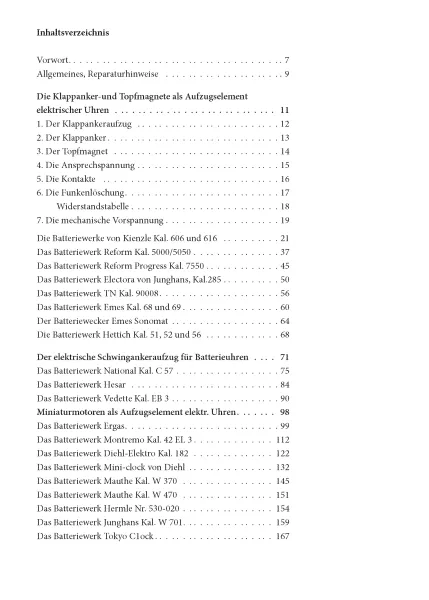 Elektrische + elektronische Batterie – Grossuhren (Buch von Schmidlin)
