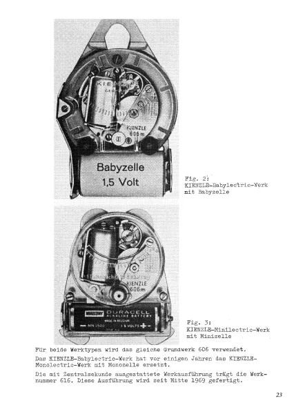 Elektrische + elektronische Batterie – Grossuhren (Buch von Schmidlin)