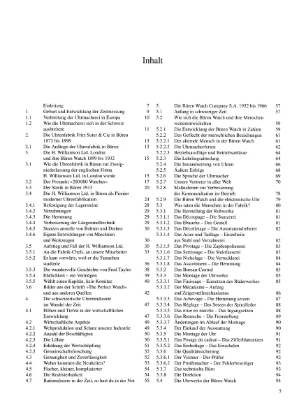 Die Geschichte der Uhrmacherei in B�ren - Schweiz (Buch von Hans Kocher)