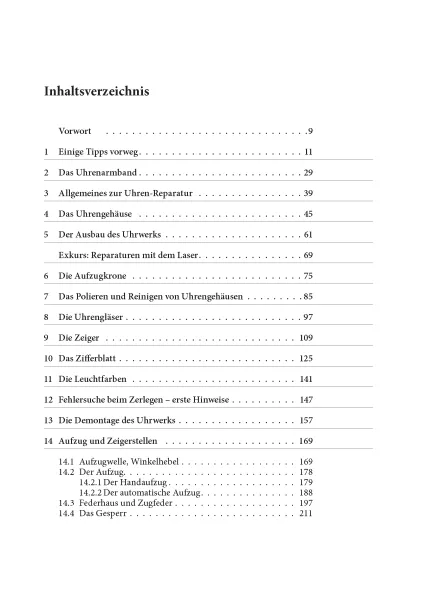 Die Armband- und Taschenuhr in der Reparatur (Neuauflage 2021 - Buch von Jendritzki, Horlbeck, Stern, Heydt)