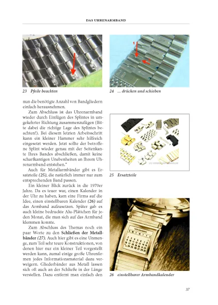 Die Armband- und Taschenuhr in der Reparatur (Neuauflage 2021 - Buch von Jendritzki, Horlbeck, Stern, Heydt)