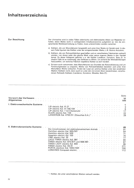 Elektrische und elektronische Armbanduhren (Buch von Schmidlin)