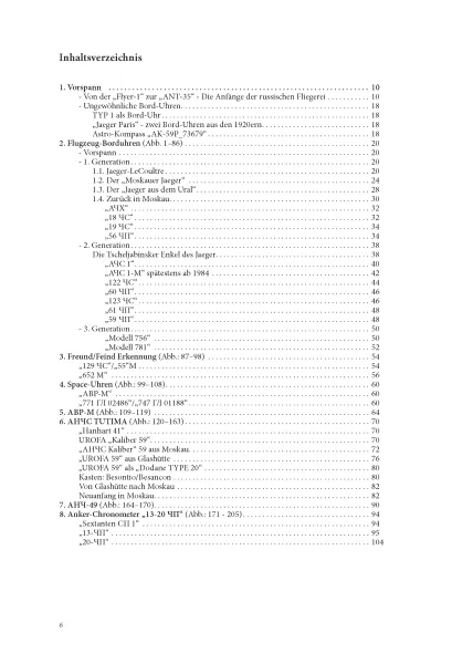 Skizzen zur Geschichte der Zeitmessung in Russland – Flugzeuge und Uhren (Buch von Altmeppen)