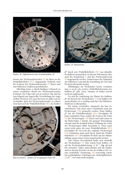 La montre-bracelet-r�veil en cours r�paration (Livre de Humbert / Horlbeck)
