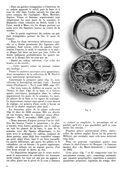 Les montres-calendrier modernes � Fonctionnement � Description des calibres � R�paration (Livre de Humbert)