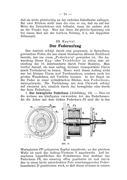 Uhrenlehre (Buch von W. Sander)