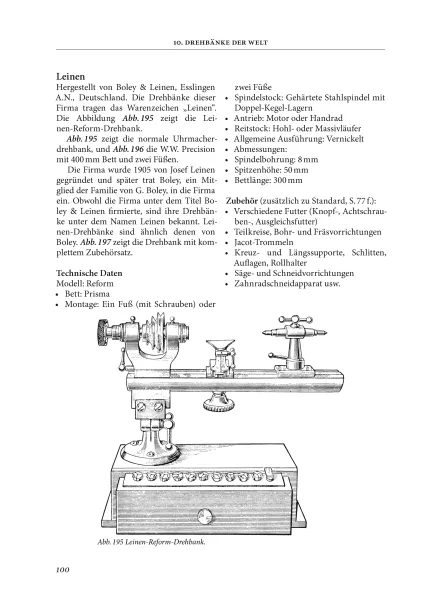 Die Uhrmacher- und Modellbauerdrehbank (Buch von Donald de Carle)