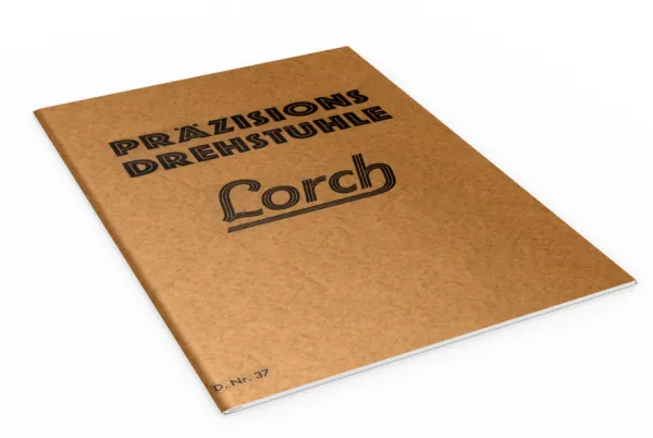 Lorch Drehbank Kataloge (Konvolut)