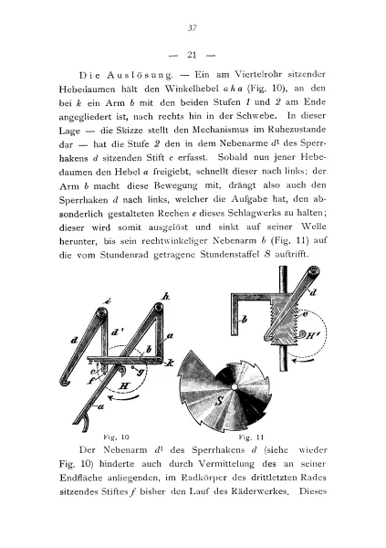 Gro�uhr-Schlagwerke in der Reparatur