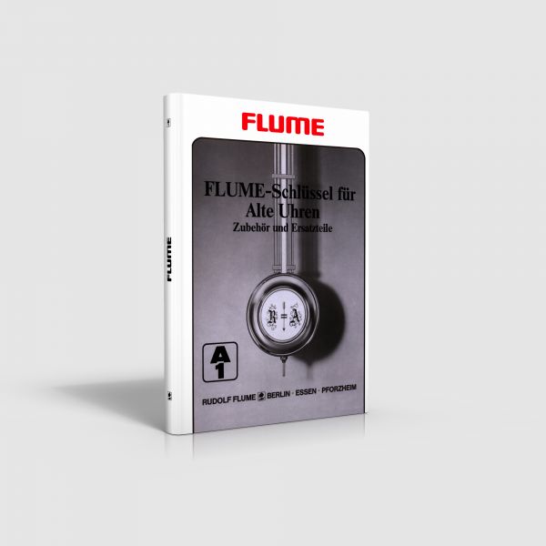 Flume- Schlüssel für alte Uhren (Buch der Fa. Flume Technik)
