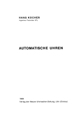 Automatische Uhren (Buch von Hans Kocher)