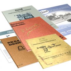 Lorch Drehbank Kataloge (Konvolut)